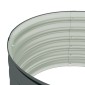 vidaXL Ζαρντινιέρα Υπερυψωμένη Γκρι 80x80x44 εκ. Γαλβανισμ. Χάλυβας