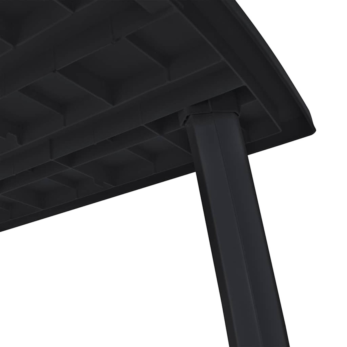vidaXL Τραπέζι Κήπου Ανθρακί 216 x 90 x 72 εκ. Πλαστικό