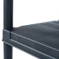 vidaXL Ραφιέρα Μαύρη 125 κ. 60 x 30 x 180 εκ. Πλαστική
