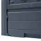vidaXL Κομποστοποιητής Κήπου Γκρι 60 x 60 x 73 εκ. 260 Λίτρα