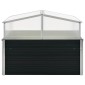 vidaXL Θερμοκήπιο Σπορείο Ανθρακί 100x100x77 εκ. Γαλβανισμένος Χάλυβας