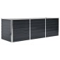 vidaXL Ζαρντινιέρα Υπερυψωμένη Ανθρακί 240x80x77 εκ. Γαλβαν. Χάλυβας