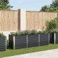 vidaXL Ζαρντινιέρα Υπερυψωμένη Ανθρακί 240x80x77 εκ. Γαλβαν. Χάλυβας