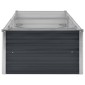 vidaXL Ζαρντινιέρα Υπερυψωμένη Ανθρακί 240x80x45 εκ. Γαλβαν. Χάλυβας