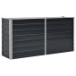 vidaXL Ζαρντινιέρα Υπερυψωμένη Ανθρακί 160x40x77 εκ. Γαλβαν. Χάλυβας