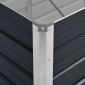 vidaXL Ζαρντινιέρα Υπερυψωμένη Ανθρακί 160x40x77 εκ. Γαλβαν. Χάλυβας