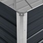 vidaXL Ζαρντινιέρα Υπερυψωμένη Ανθρακί 100x40x77 εκ. Γαλβαν. Χάλυβας