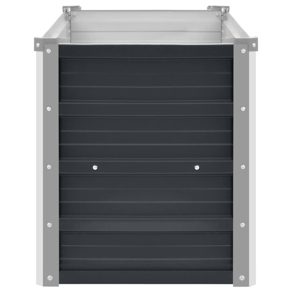 vidaXL Ζαρντινιέρα Υπερυψωμένη Ανθρακί 100x40x45 εκ. Γαλβαν. Χάλυβας