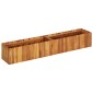 vidaXL Ζαρντινιέρα Υπερυψωμένη 150 x 30 x 25 εκ. Μασίφ Ξύλο Ακακίας