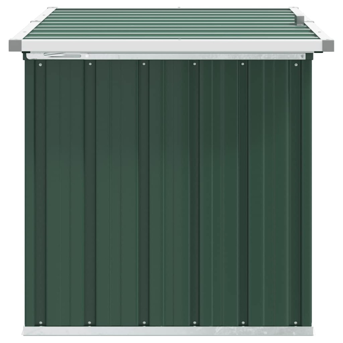 vidaXL Μπαούλο Αποθήκευσης Κήπου Πράσινο 109 x 67 x 65 εκ.