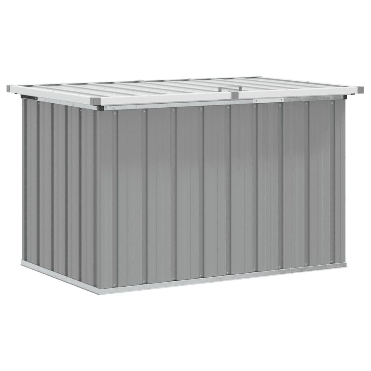 vidaXL Μπαούλο Αποθήκευσης Κήπου Γκρι 109 x 67 x 65 εκ.