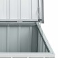 vidaXL Μπαούλο Αποθήκευσης Κήπου Γκρι 109 x 67 x 65 εκ.