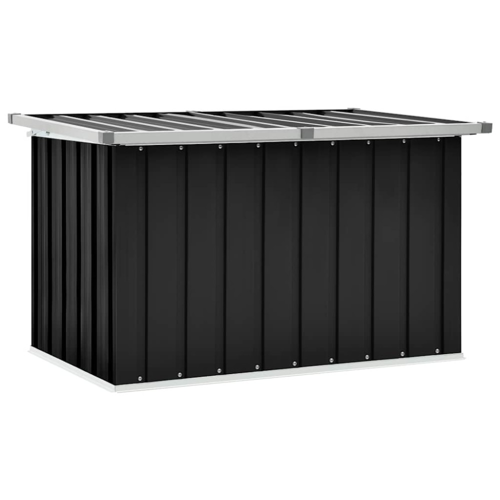 vidaXL Μπαούλο Αποθήκευσης Κήπου Ανθρακί 109 x 67 x 65 εκ.