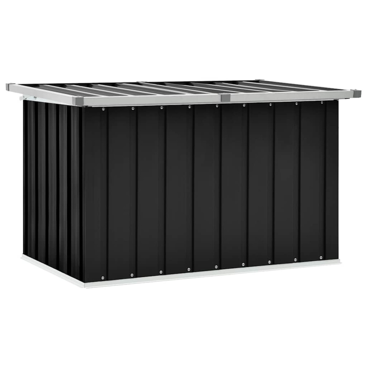 vidaXL Μπαούλο Αποθήκευσης Κήπου Ανθρακί 109 x 67 x 65 εκ.