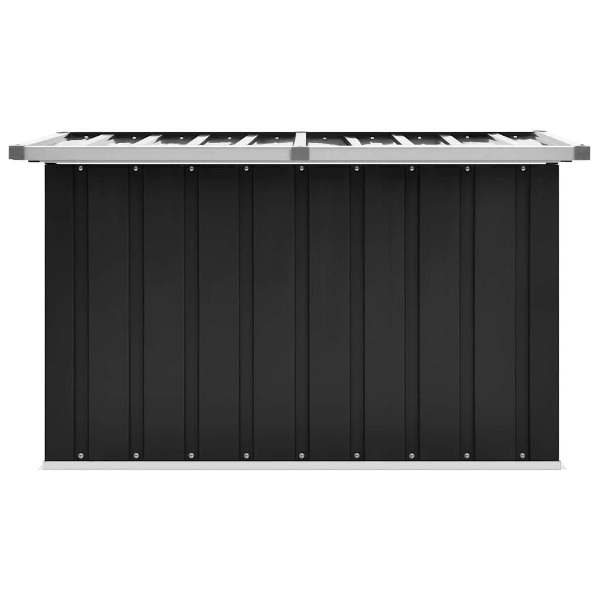 vidaXL Μπαούλο Αποθήκευσης Κήπου Ανθρακί 109 x 67 x 65 εκ.