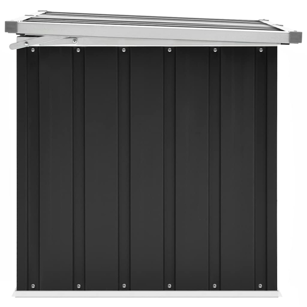 vidaXL Μπαούλο Αποθήκευσης Κήπου Ανθρακί 109 x 67 x 65 εκ.