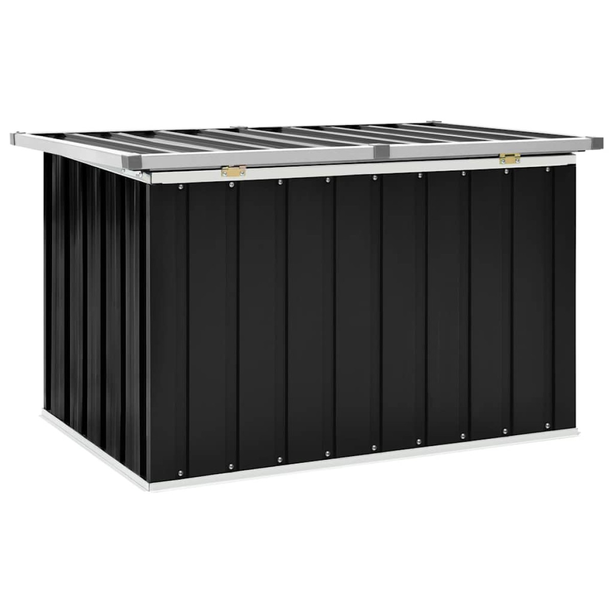 vidaXL Μπαούλο Αποθήκευσης Κήπου Ανθρακί 109 x 67 x 65 εκ.