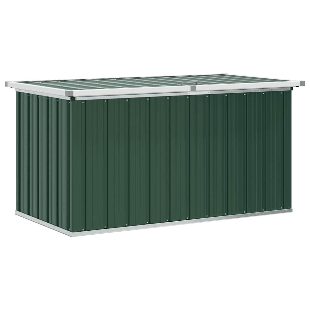 vidaXL Κουτί Αποθήκευσης Κήπου Πράσινο 129 x 67 x 65 εκ.
