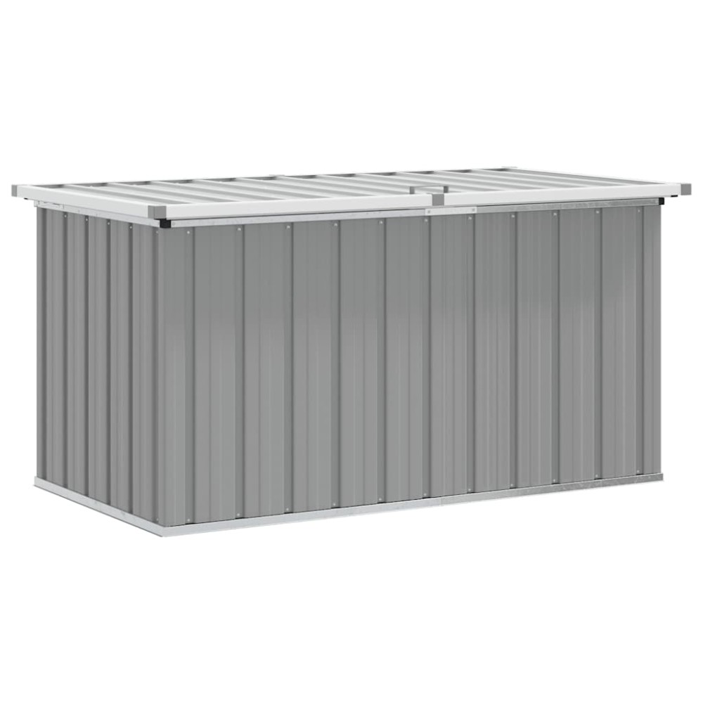 vidaXL Μπαούλο Αποθήκευσης Κήπου Γκρι 129 x 67 x 65 εκ.