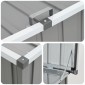vidaXL Μπαούλο Αποθήκευσης Κήπου Γκρι 171 x 99 x 93 εκ.