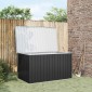 vidaXL Μπαούλο Αποθήκευσης Κήπου Ανθρακί 171 x 99 x 93 εκ.