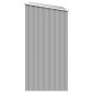 vidaXL Υπόστεγο Ξύλων/Αποθήκη Κήπου Γκρι 245x98x159 εκ. Γαλβ. Ατσάλι