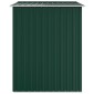 vidaXL Αποθήκη Κήπου Πράσινη 205 x 129 x 183 εκ. Γαλβανισμένο Ατσάλι