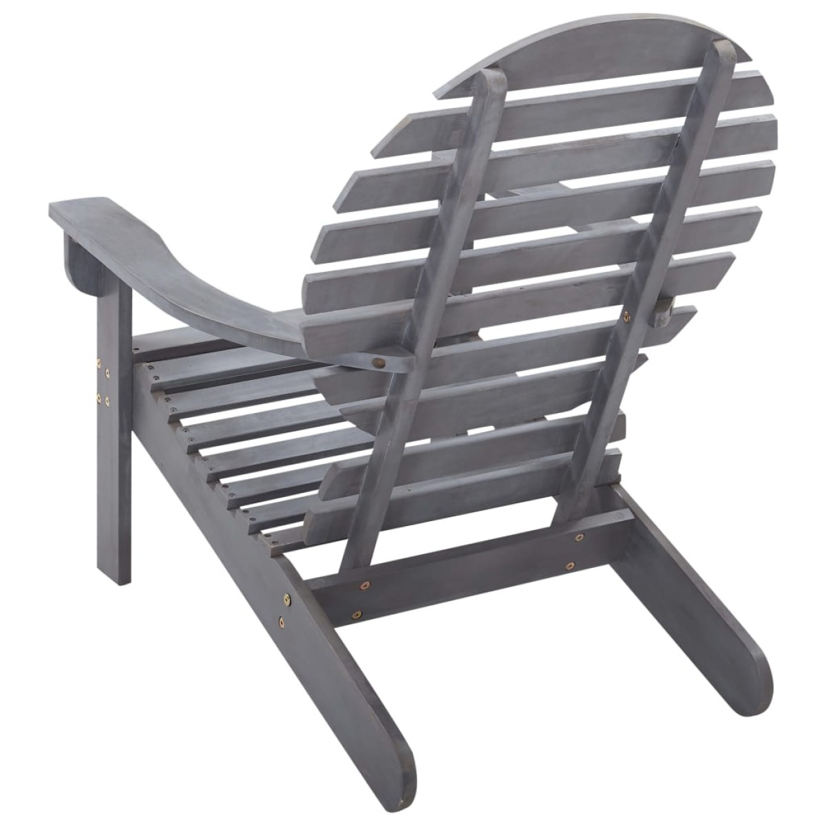 vidaXL Καρέκλα Adirondack Γκρι από Μασίφ Ξύλο Ακακίας