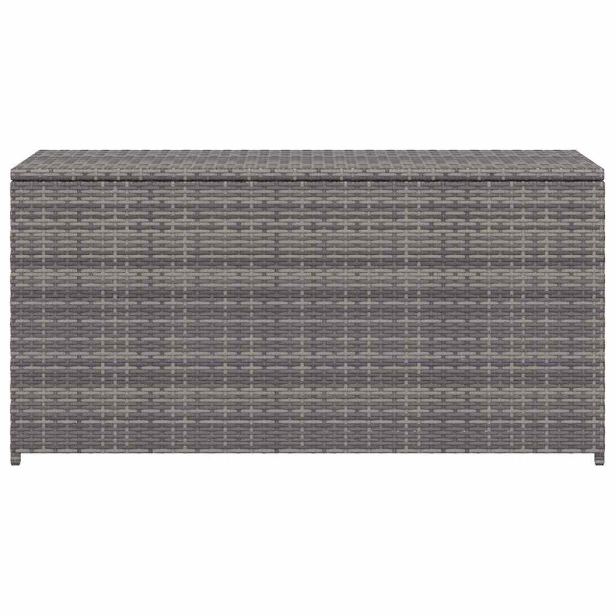 vidaXL Κουτί Αποθήκευσης Κήπου Γκρι 120x50x60 εκ. από Συνθετικό Ρατάν