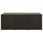 vidaXL Κουτί Αποθήκευσης Κήπου Καφέ 180x90x70 εκ. από Συνθετικό Ρατάν