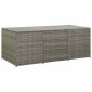 vidaXL Κουτί Αποθήκευσης Κήπου Γκρι 180x90x70 εκ. από Συνθετικό Ρατάν