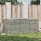 vidaXL Κουτί Αποθήκευσης Κήπου Γκρι 180x90x70 εκ. από Συνθετικό Ρατάν