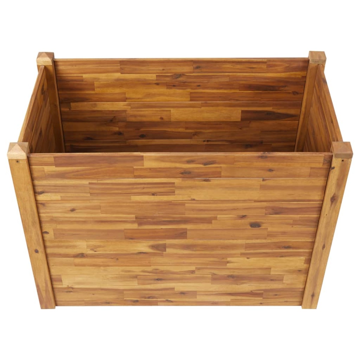 vidaXL Ζαρντινιέρα Υπερυψωμένη 110 x 60 x 84 εκ. Μασίφ Ξύλο Ακακίας