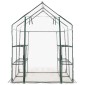 vidaXL Θερμοκήπιο με 8 Ράφια 143 x 143 x 195 εκ.