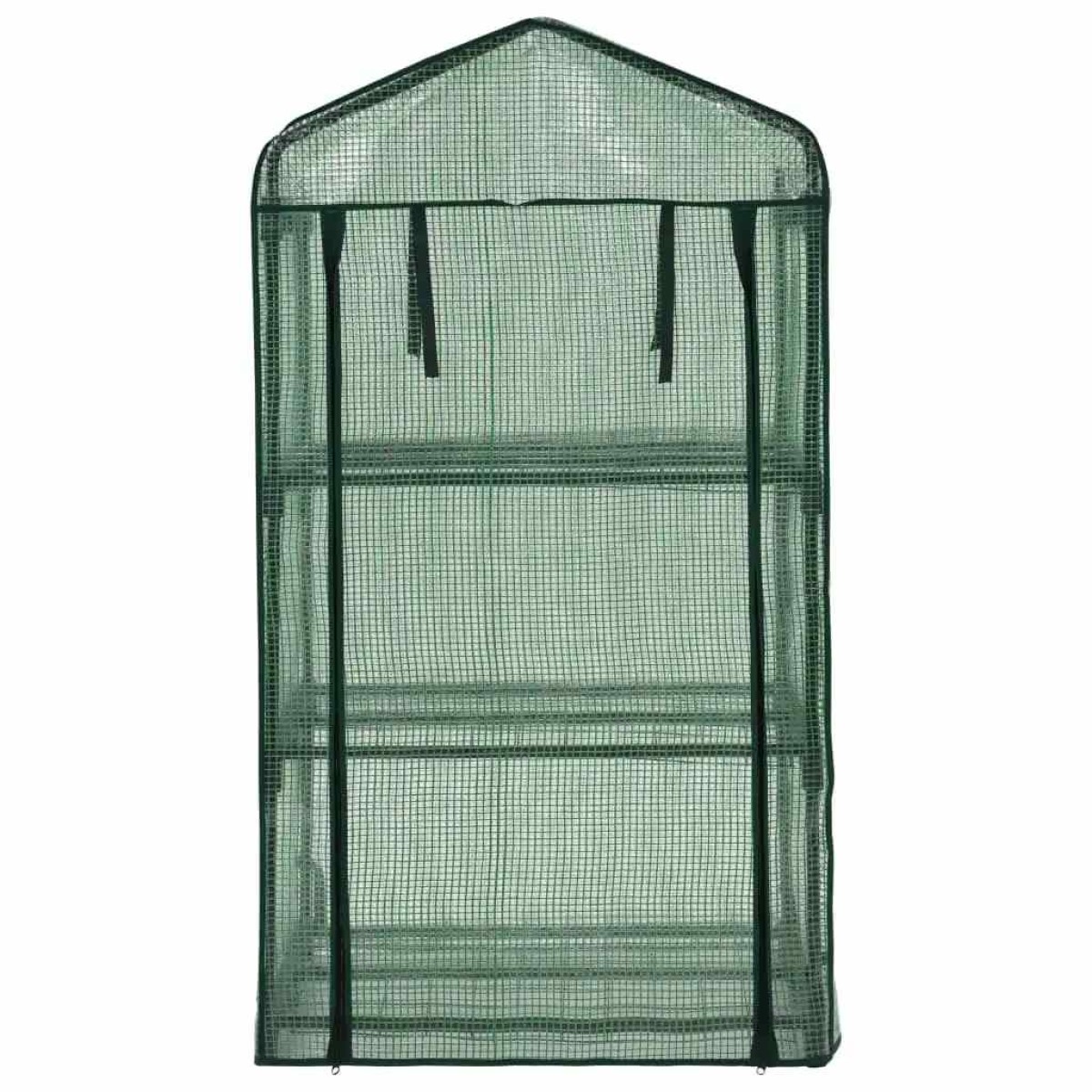 vidaXL Μίνι Θερμοκήπιο με 3 Ράφια 69 x 49 x 125 εκ.