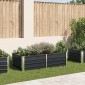 vidaXL Ζαρντινιέρα Ψηλή Ανθρακί 160x80x45 εκ. Γαλβανισμένος Χάλυβας