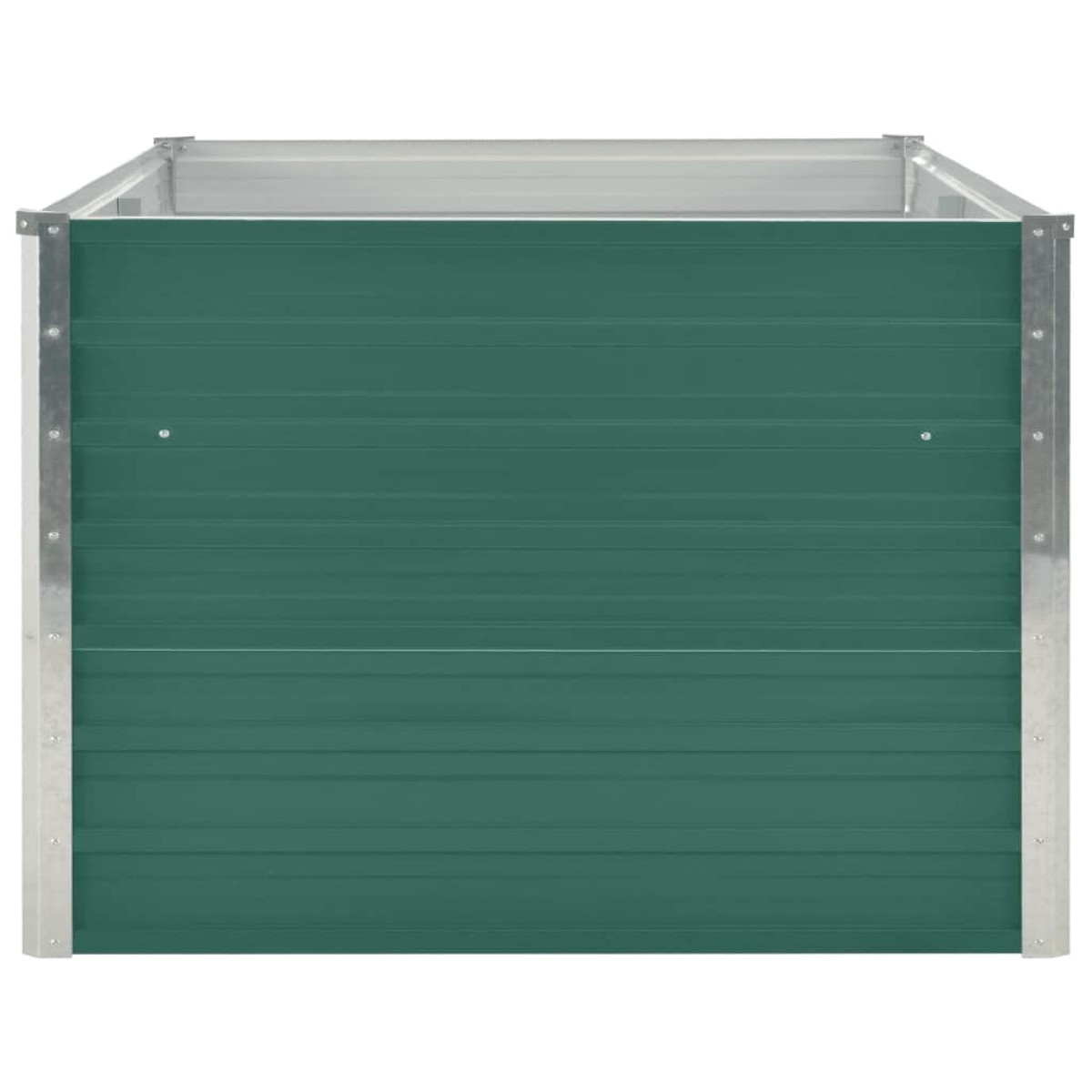 vidaXL Ζαρντινιέρα Ψηλή Πράσινη 160x80x45 εκ. Γαλβανισμένος Χάλυβας