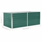 vidaXL Ζαρντινιέρα Ψηλή Πράσινη 160x80x45 εκ. Γαλβανισμένος Χάλυβας