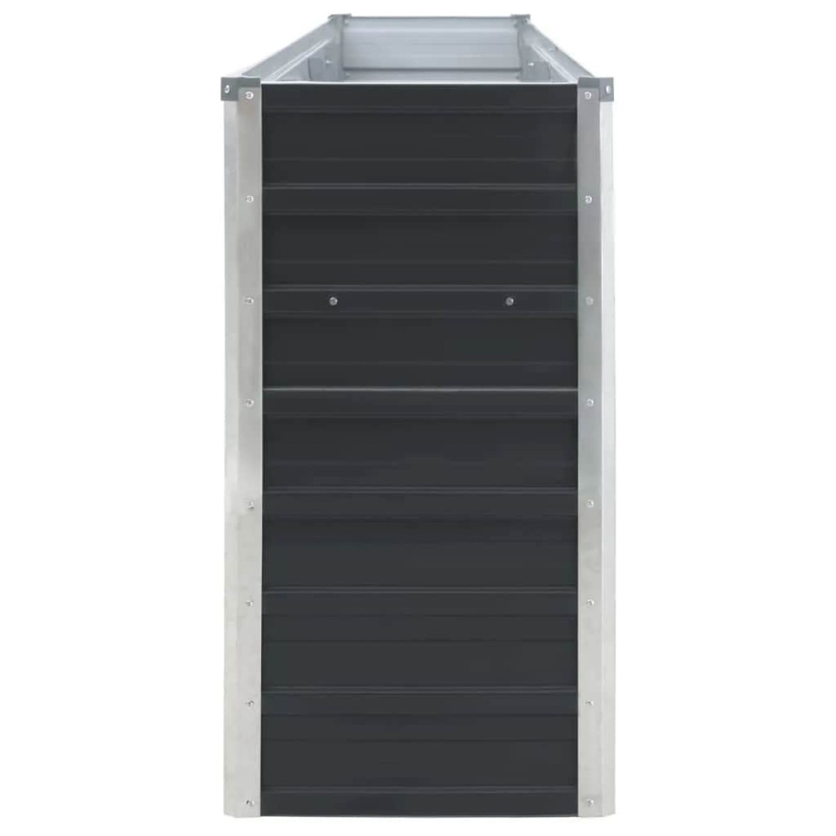 vidaXL Ζαρντινιέρα Ψηλή Ανθρακί 320x40x77 εκ. Γαλβανισμένος Χάλυβας