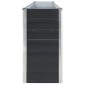 vidaXL Ζαρντινιέρα Ψηλή Ανθρακί 320x40x77 εκ. Γαλβανισμένος Χάλυβας