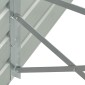 vidaXL Ζαρντινιέρα Υπερυψωμένη Καφέ 320x40x45 εκ. Γαλβανισμ. Χάλυβας