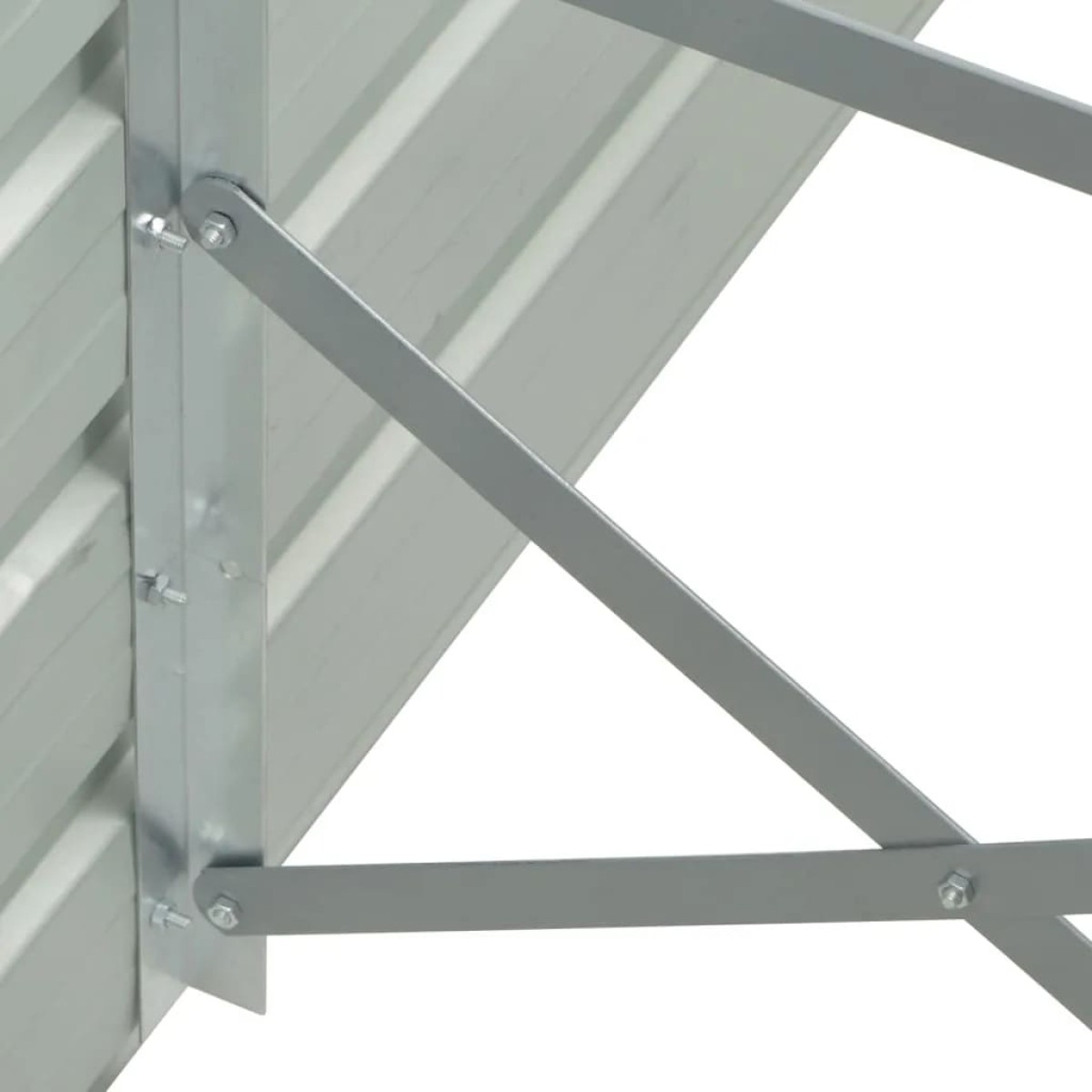 vidaXL Ζαρντινιέρα Υπερυψωμένη Πράσινη 400x80x45 εκ. Γαλβαν. Χάλυβας