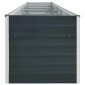 vidaXL Ζαρντινιέρα Υπερυψωμένη Ανθρακί 400x80x77 εκ. Γαλβαν. Χάλυβας