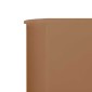vidaXL Προστατευτικό Αέρα με 6 Πάνελ Taupe 800 x 160 εκ. Υφασμάτινο