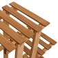 vidaXL Ραφιέρα Φυτών 83 x 25 x 83 εκ. από Ξύλο Ελάτης