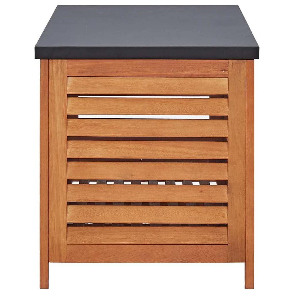 vidaXL Μπαούλο Αποθήκευσης Κήπου 150x50x55 εκ. Μασίφ Ξύλο Ευκαλύπτου