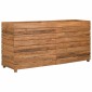 vidaXL Ζαρντινιέρα Υπερυψωμένη 150x40x72 εκ. Ανακυκλ. Ξύλο Teak/Ατσάλι