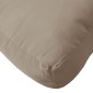 vidaXL Μαξιλάρι Παλέτας Taupe 60 x 61,5 x 10 εκ. Υφασμάτινο