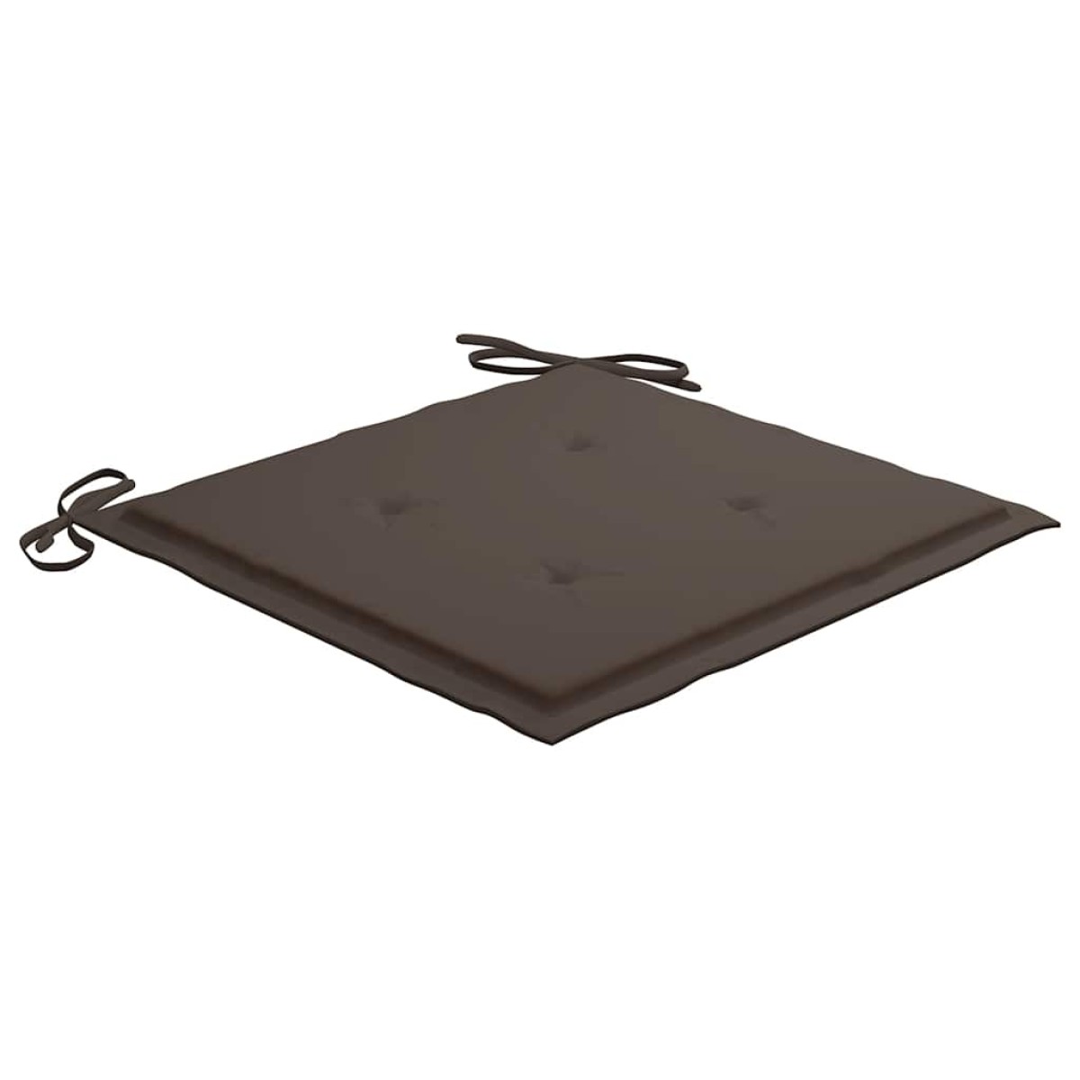 vidaXL Μαξιλάρια Καρέκλας Κήπου 4 τεμ. Taupe 40x40x3 εκ. Υφασμάτινα
