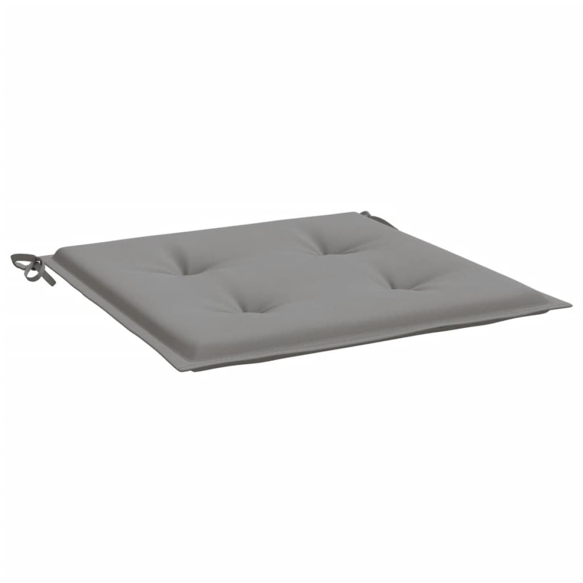 vidaXL Μαξιλάρια Καρέκλας Κήπου 2 τεμ. Γκρι 50x50x3 εκ. Υφασμάτινα